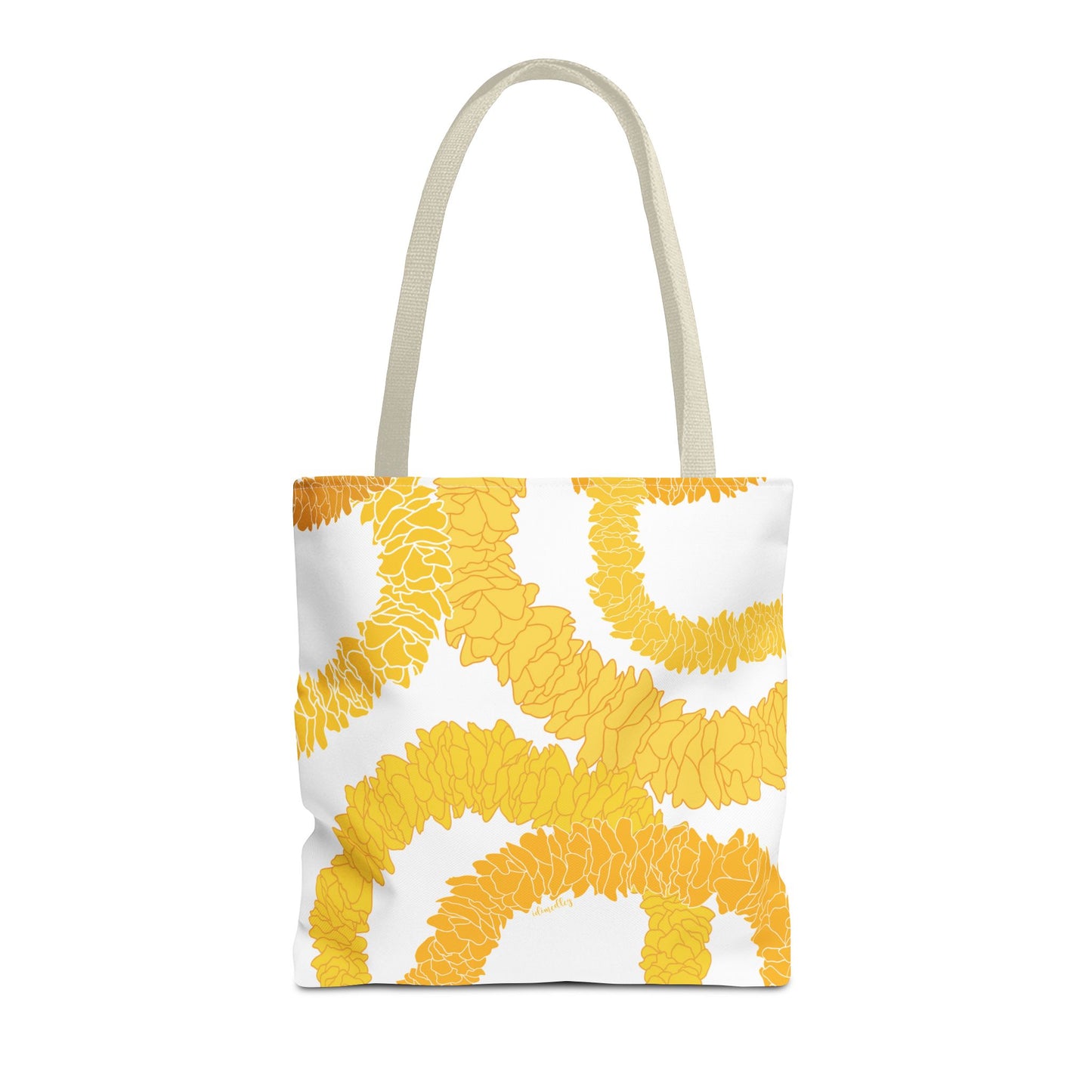 Tote Bag- Ilima Lei (White)