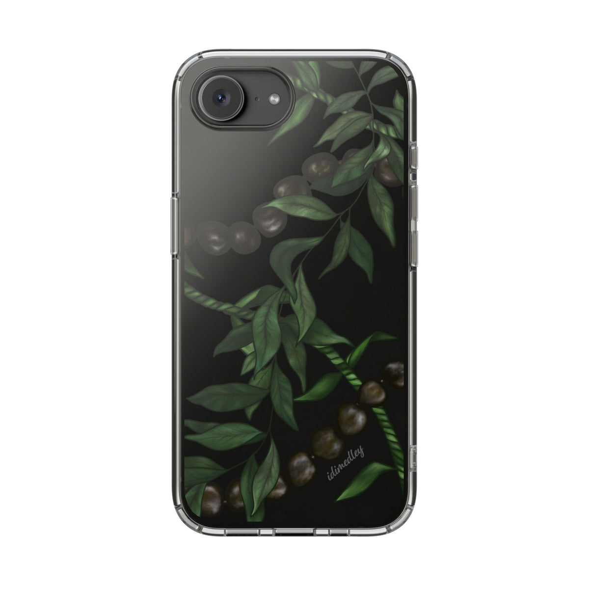Kukui Nut, Maile and Ti Leaf Lei CLEAR Case