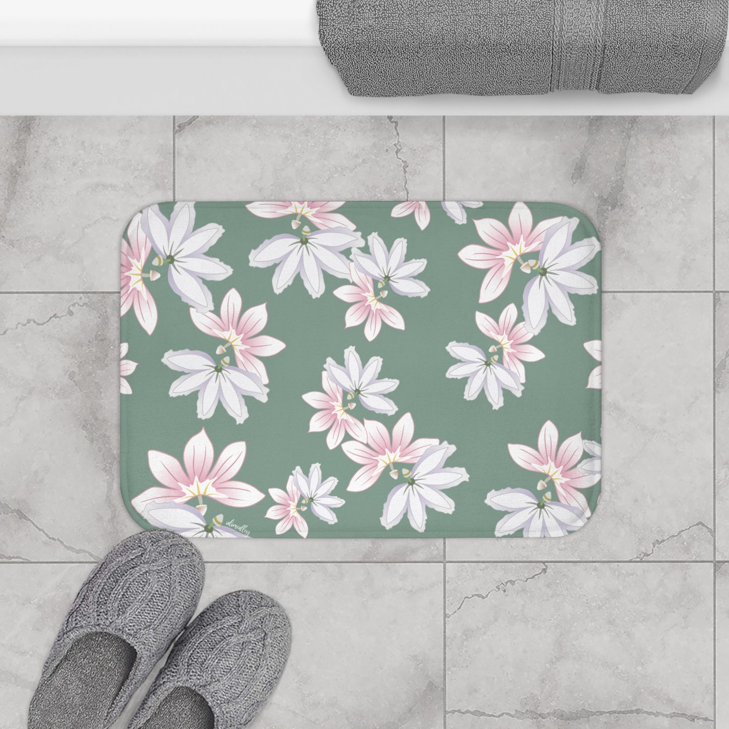 Bath Mat- Naupaka Love Story (Mantle)