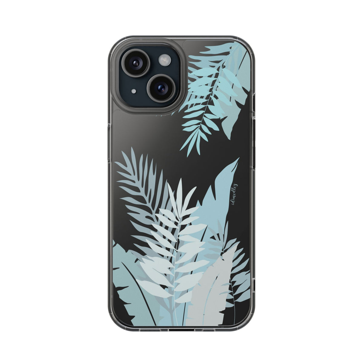 Whispering Leaves (Blue) CLEAR Case
