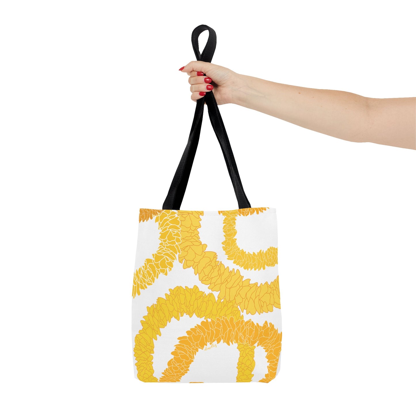 Tote Bag- Ilima Lei (White)