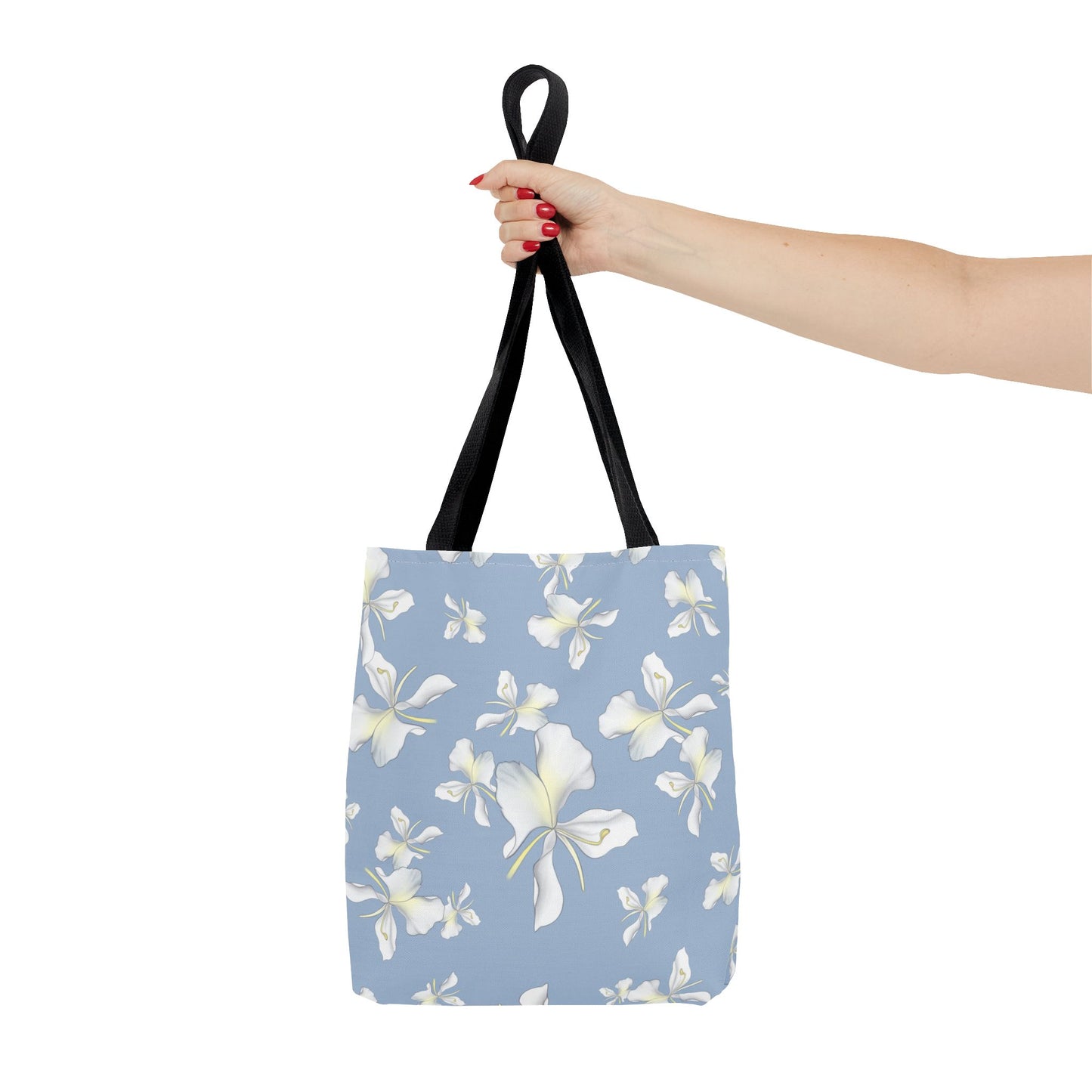 Tote bag- Awapuhi Falling  (Cyan)