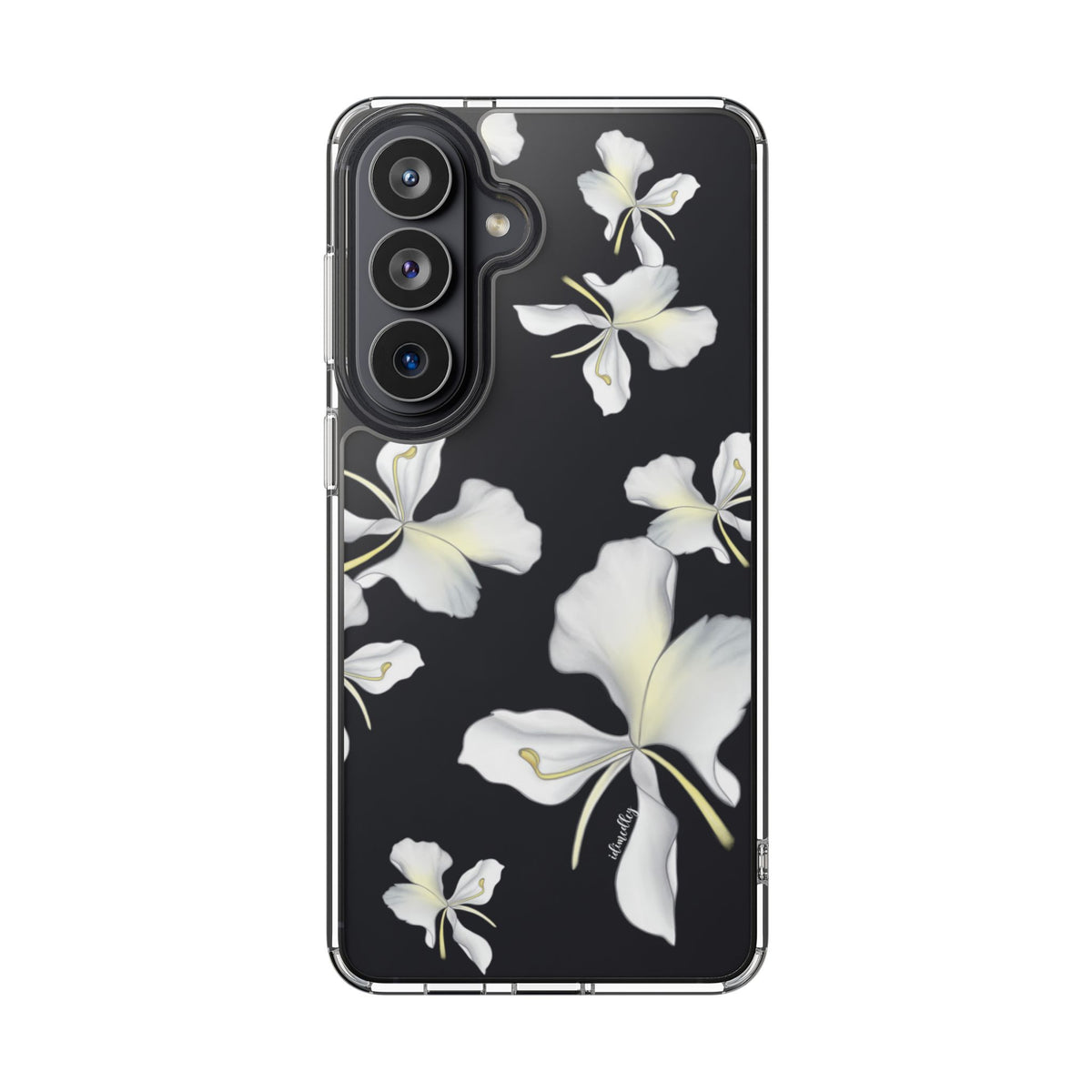 Awapuhi Butterfly Ginger Falling Flowers CLEAR Case