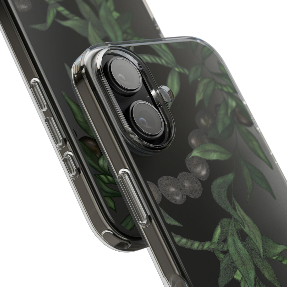 Kukui Nut, Maile and Ti Leaf Lei CLEAR Case
