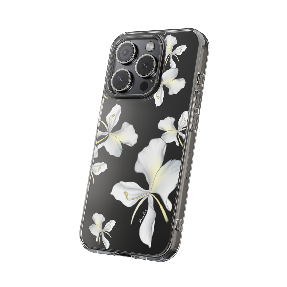 Awapuhi Butterfly Ginger Falling Flowers CLEAR Case