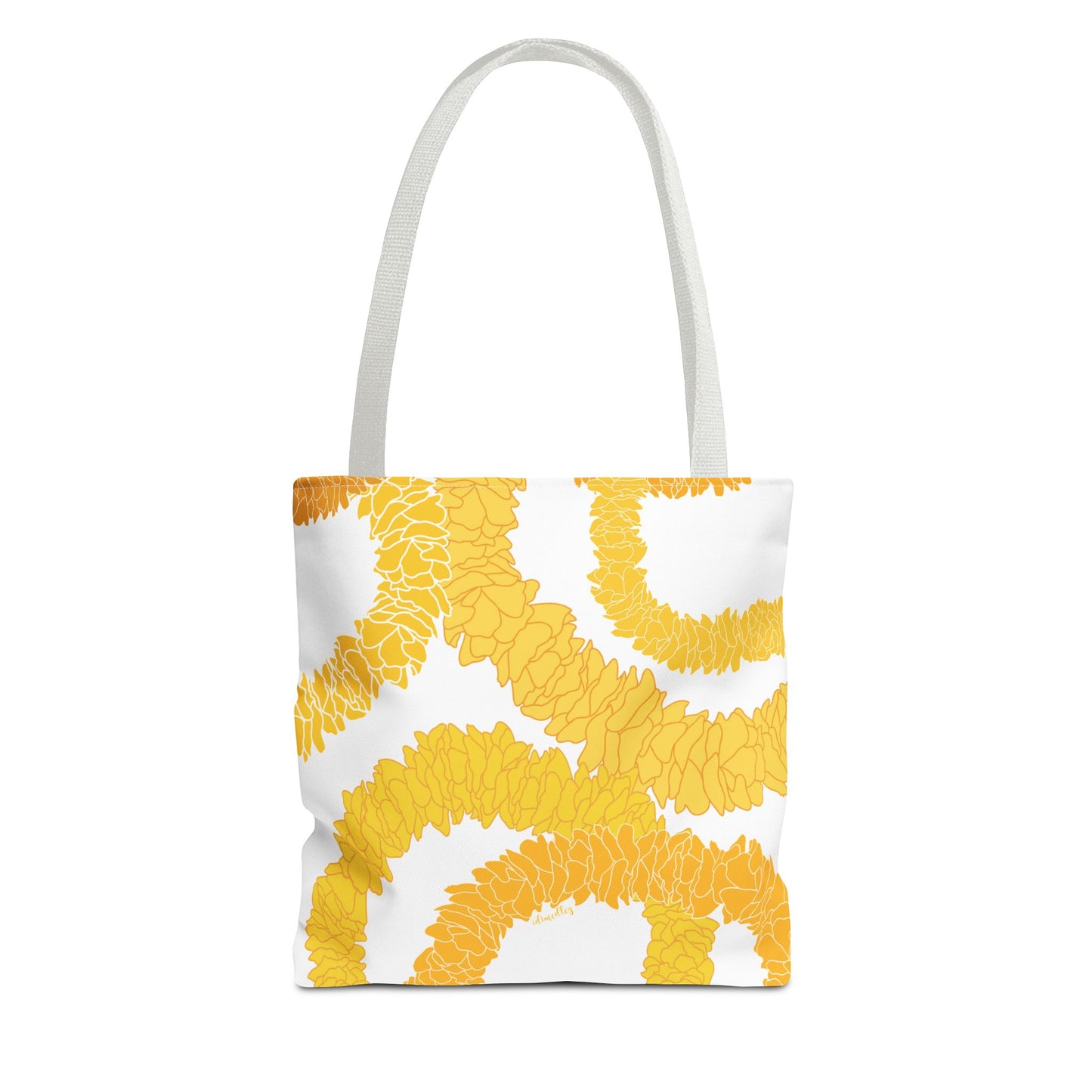 Tote Bag- Ilima Lei (White)