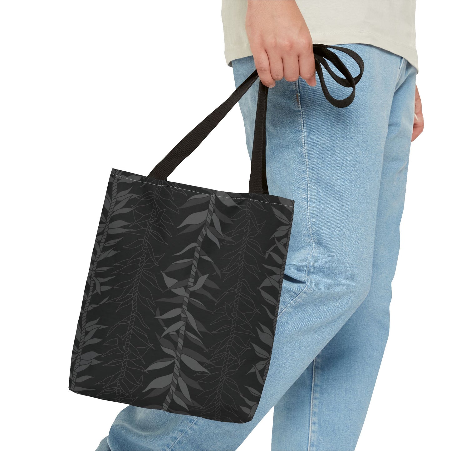 Tote bag- Ti Leaf Lucky Leis (Shadows)