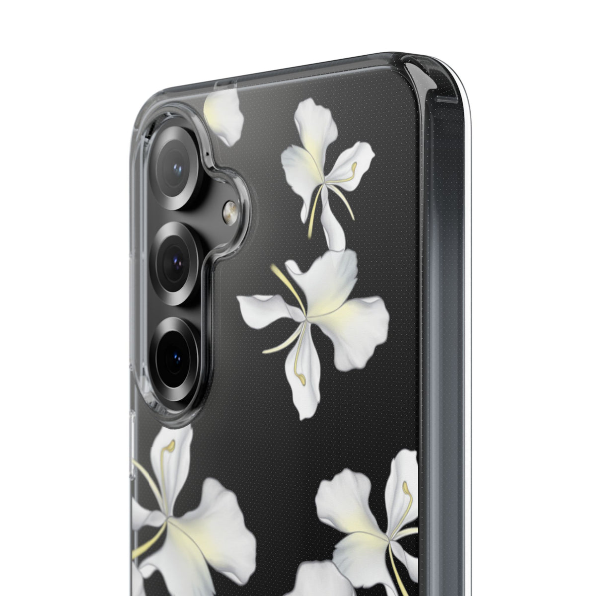 Awapuhi Butterfly Ginger Falling Flowers CLEAR Case