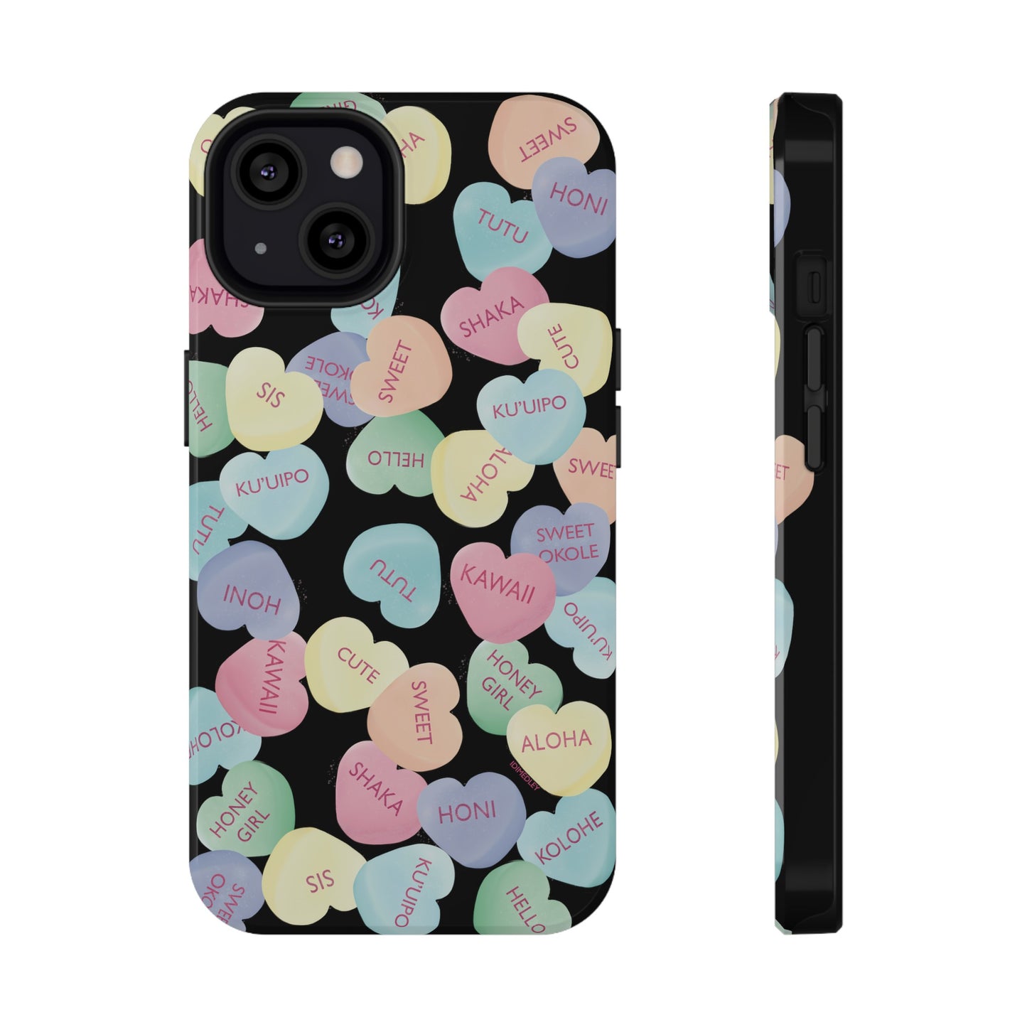 Candy Conversation Hearts Hawaii Style (Black)