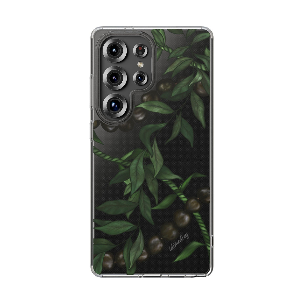 Kukui Nut, Maile and Ti Leaf Lei CLEAR Case