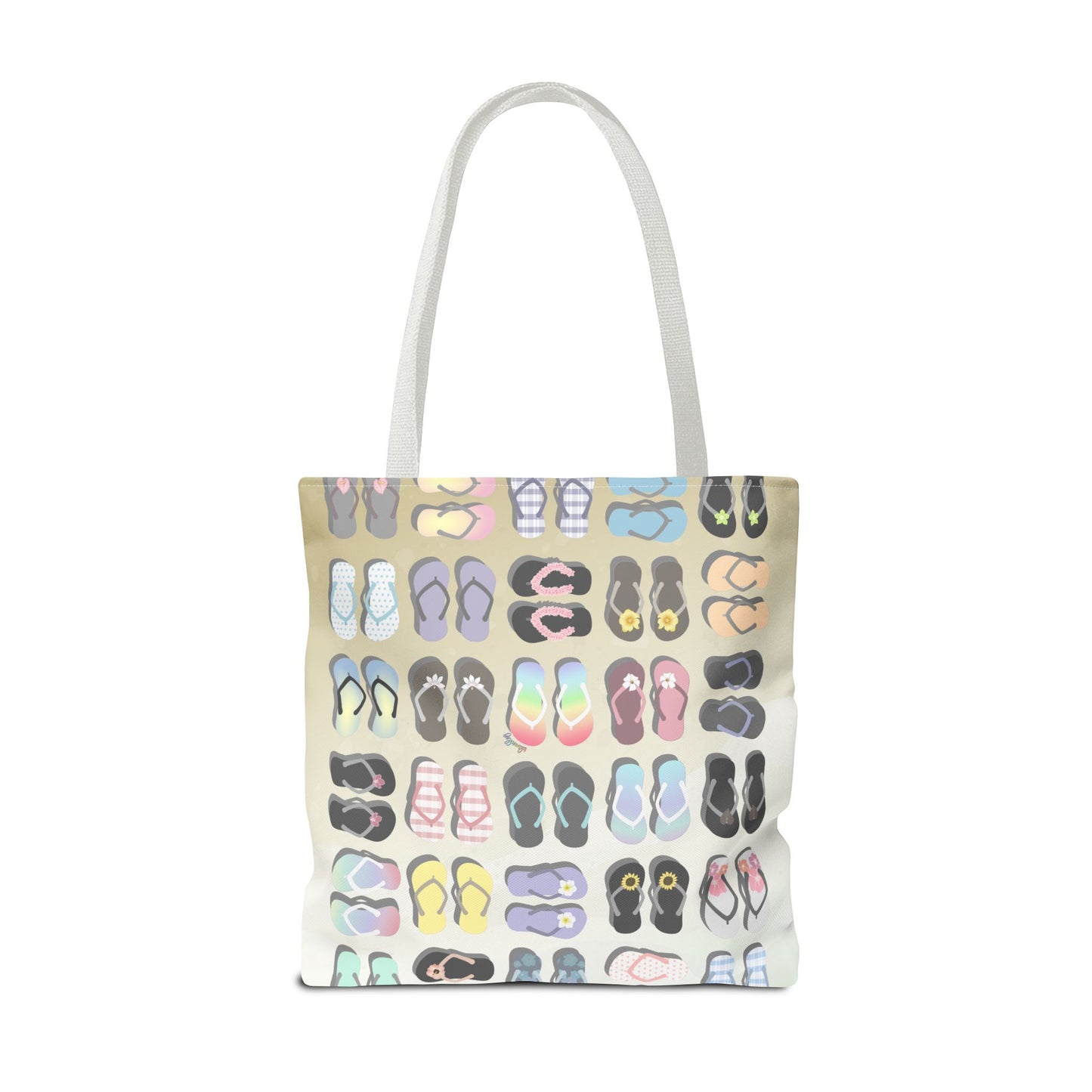 Tote bag- Sandy Pua Toes in my Rubbah Slippahs