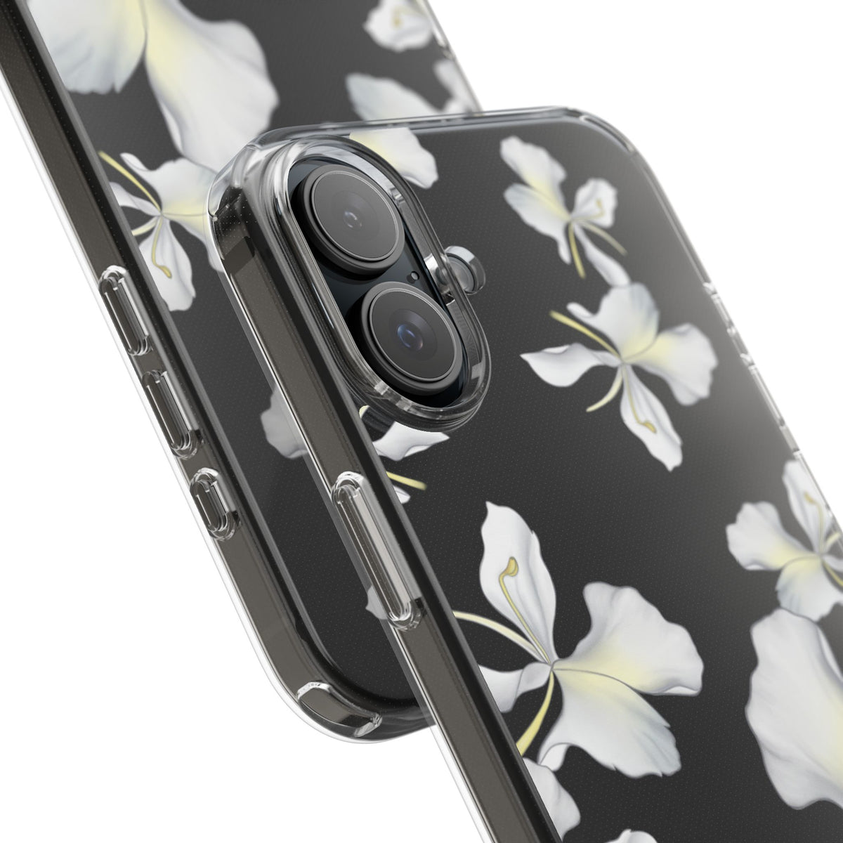 Awapuhi Butterfly Ginger Falling Flowers CLEAR Case