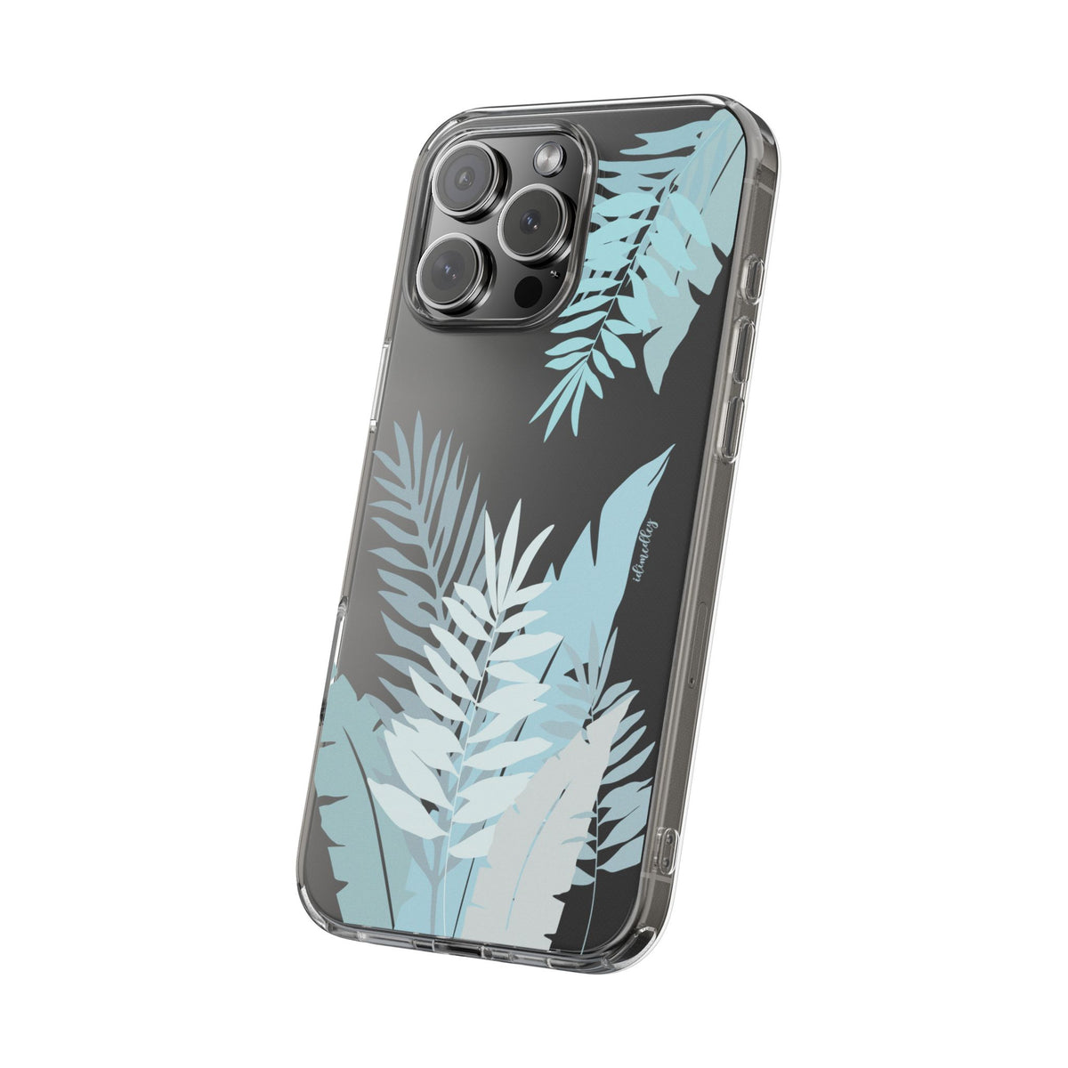 Whispering Leaves (Blue) CLEAR Case