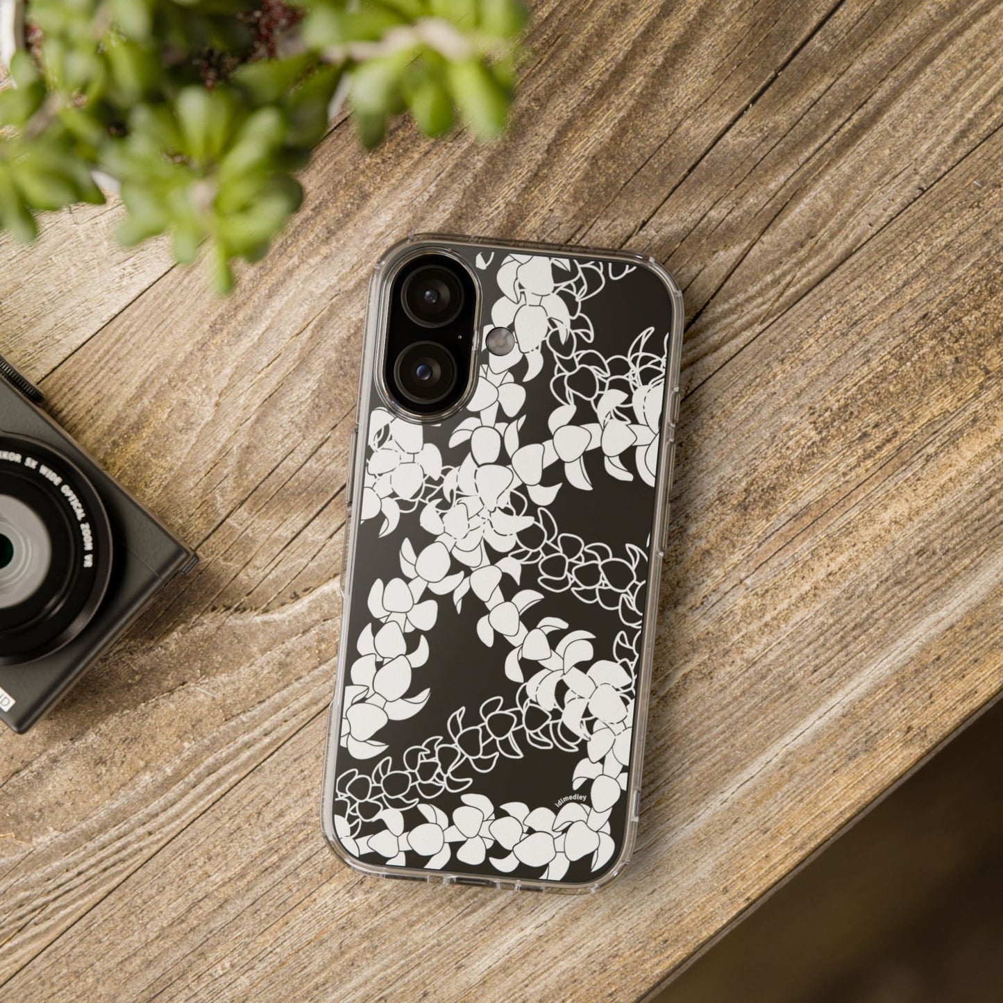 Puakenikeni Curvilinear Lei CLEAR Case