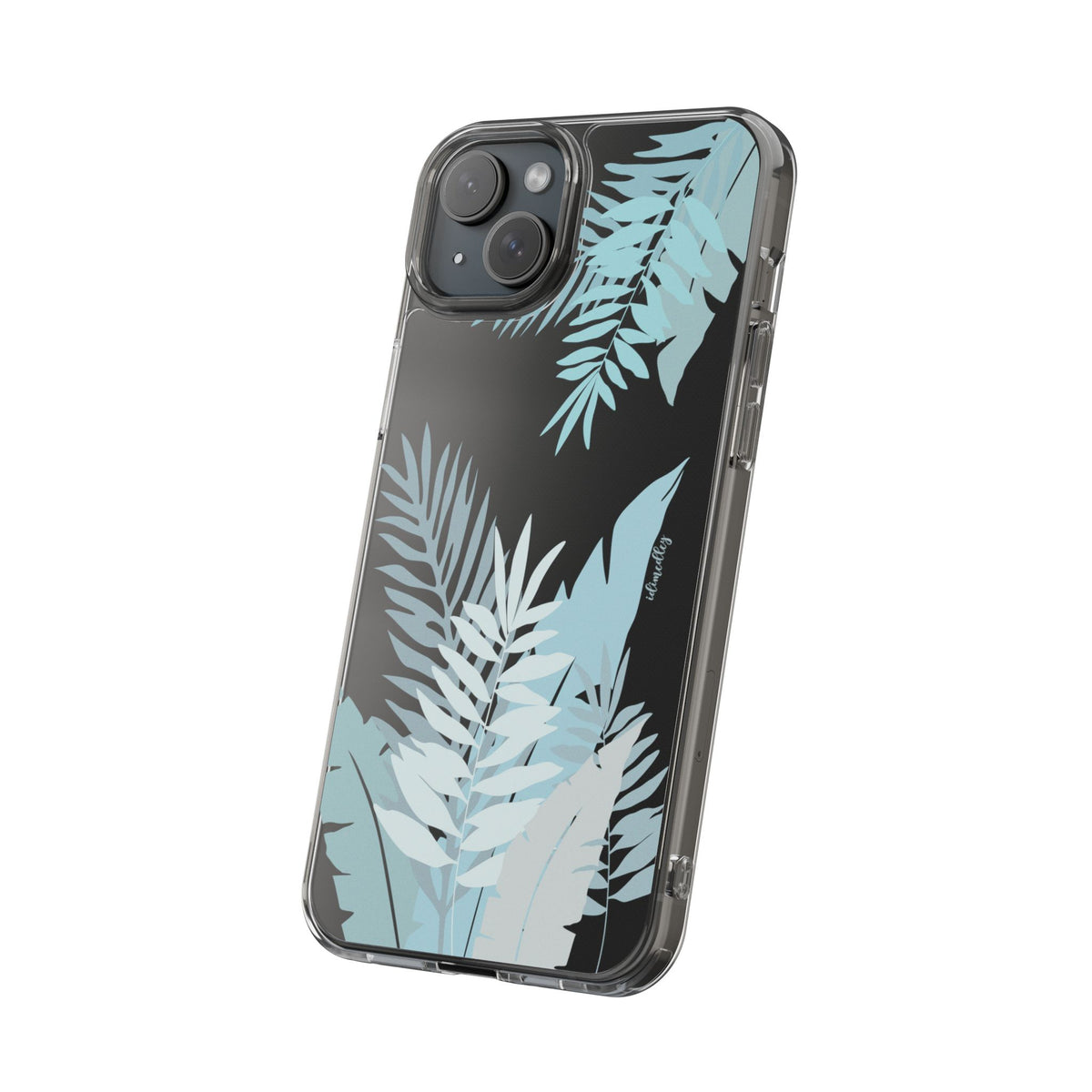 Whispering Leaves (Blue) CLEAR Case