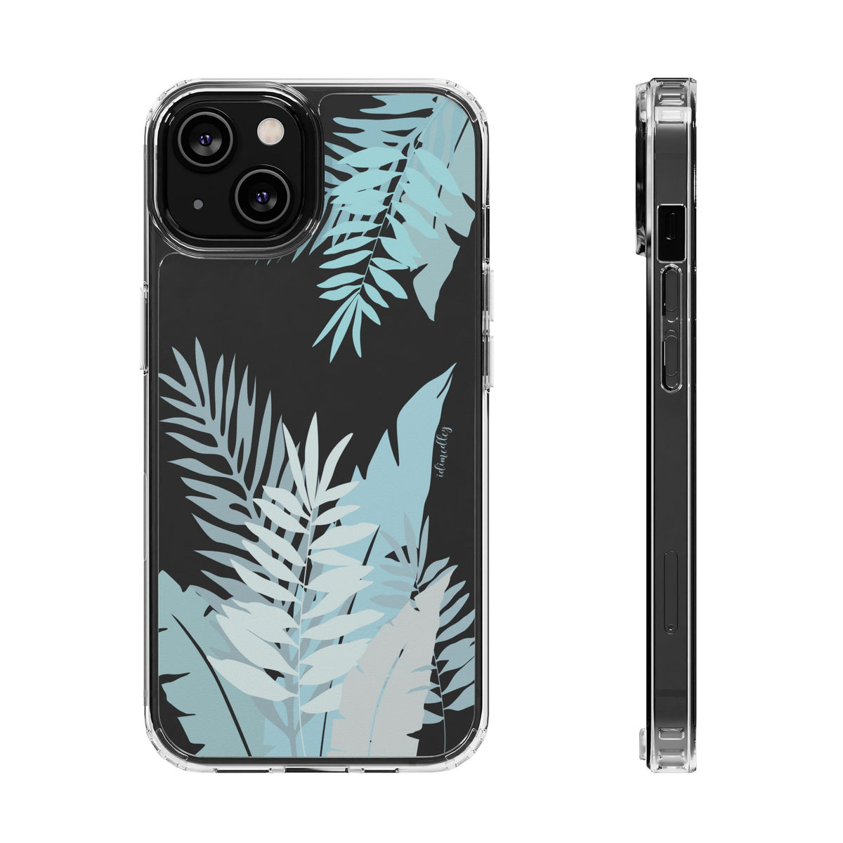 Whispering Leaves (Blue) CLEAR Case