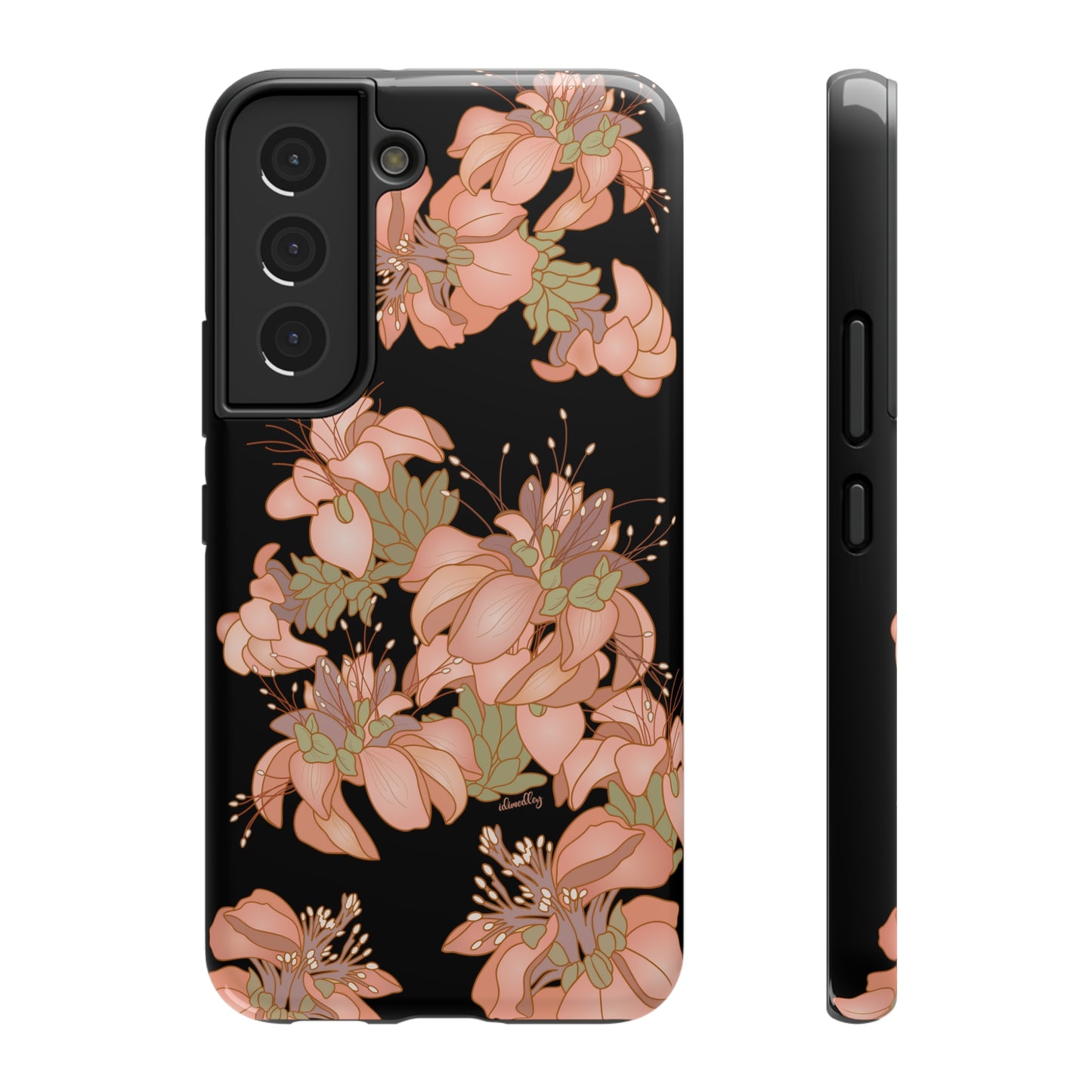 Wili Wili Flowers (Black)