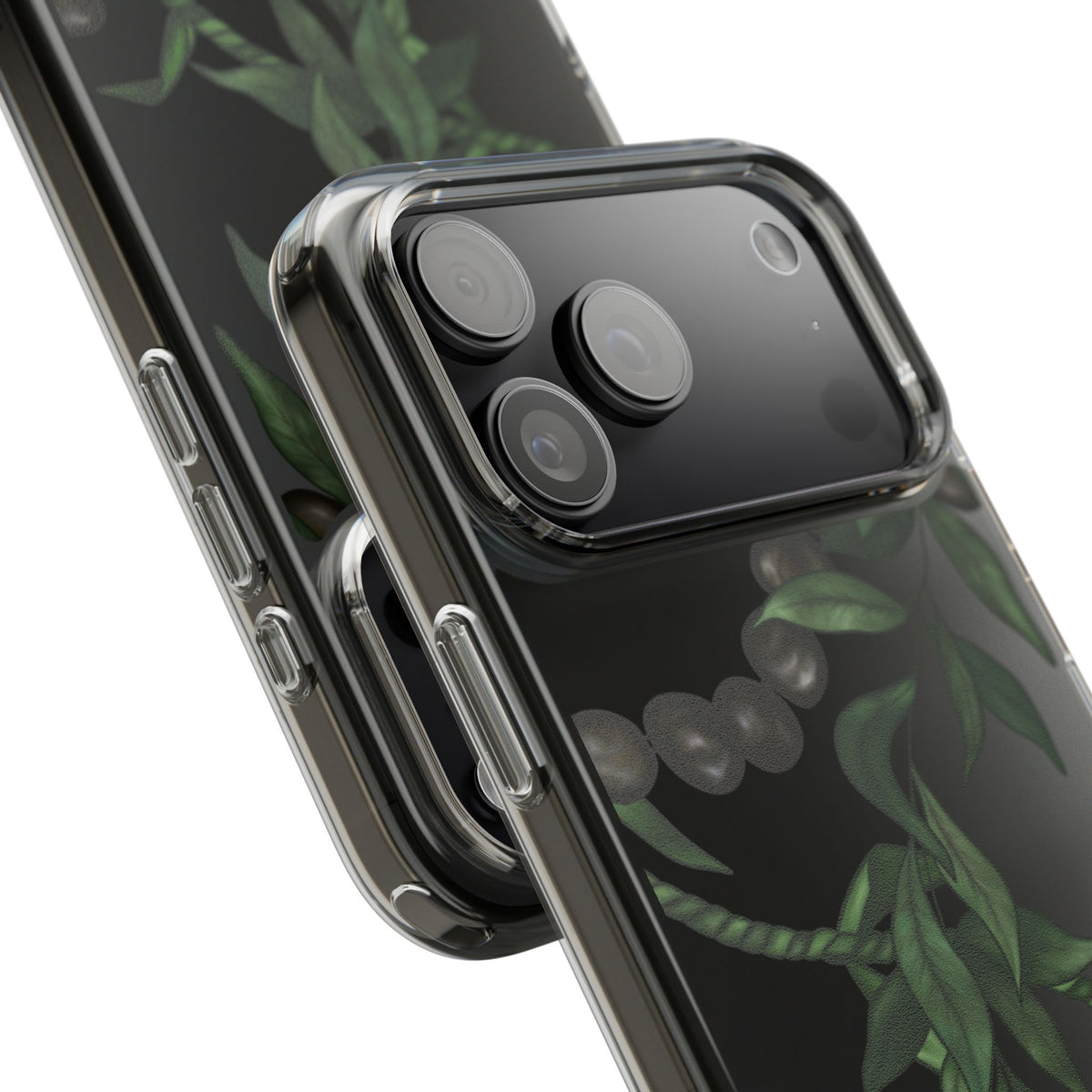 Kukui Nut, Maile and Ti Leaf Lei CLEAR Case