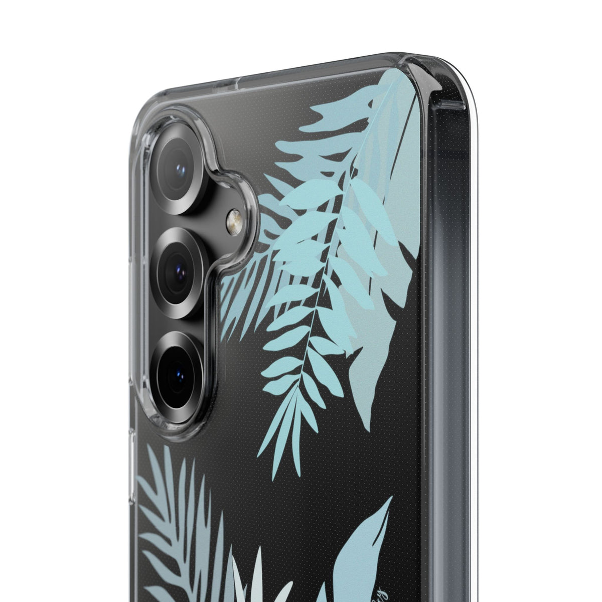 Whispering Leaves (Blue) CLEAR Case