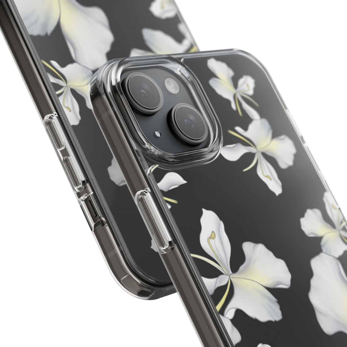 Awapuhi Butterfly Ginger Falling Flowers CLEAR Case