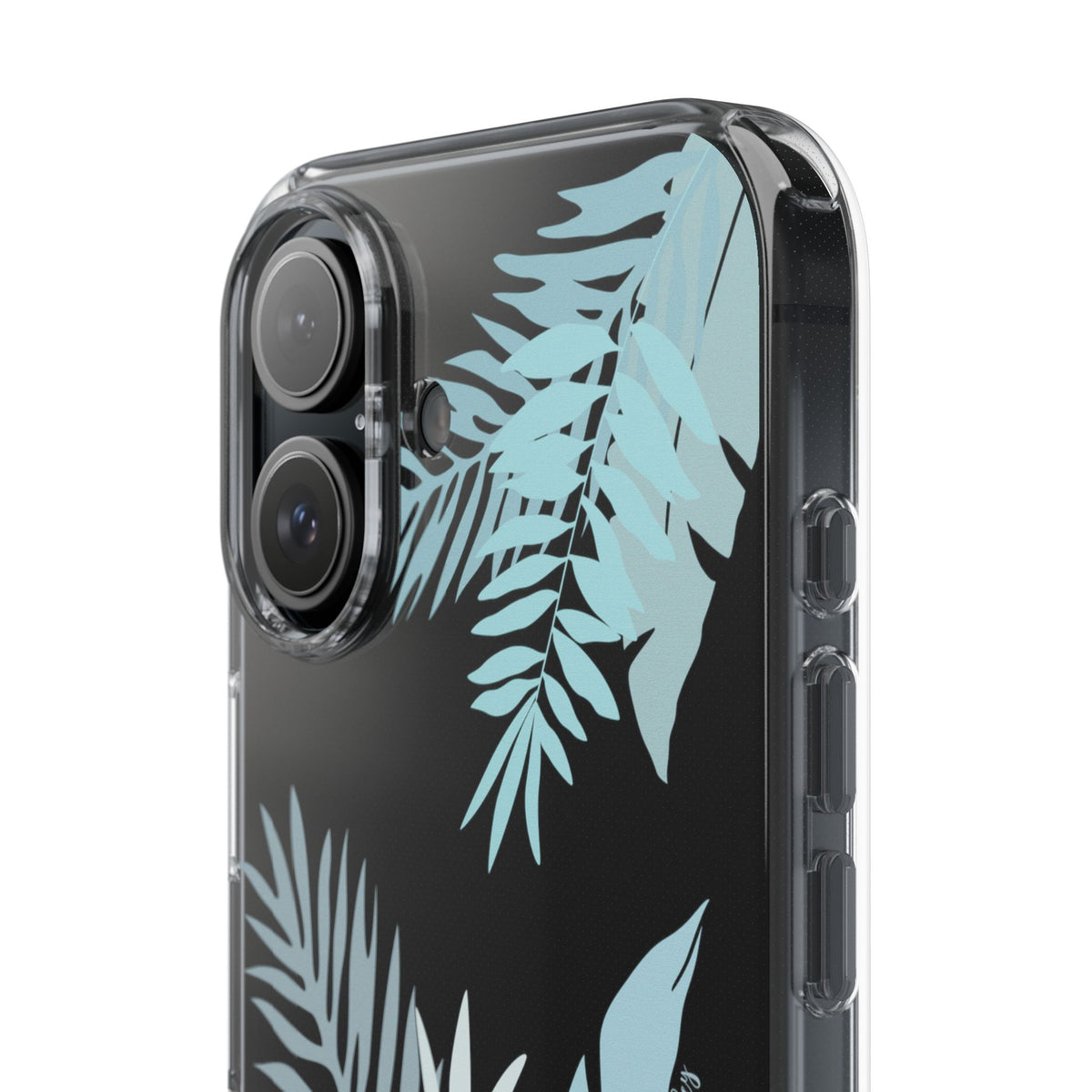Whispering Leaves (Blue) CLEAR Case