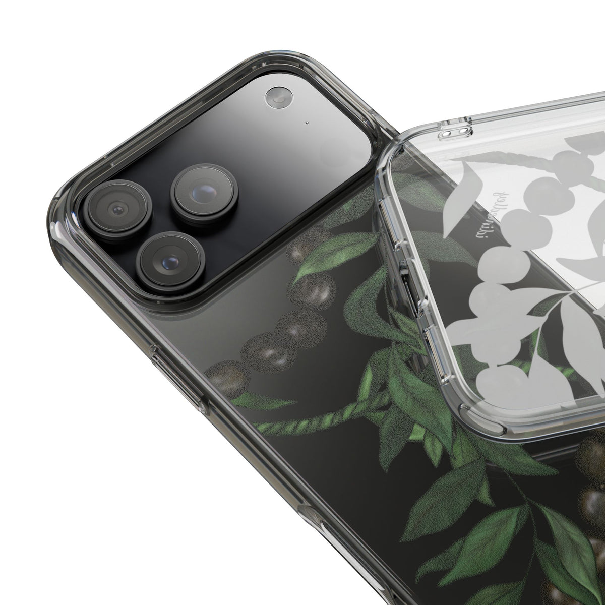 Kukui Nut, Maile and Ti Leaf Lei CLEAR Case