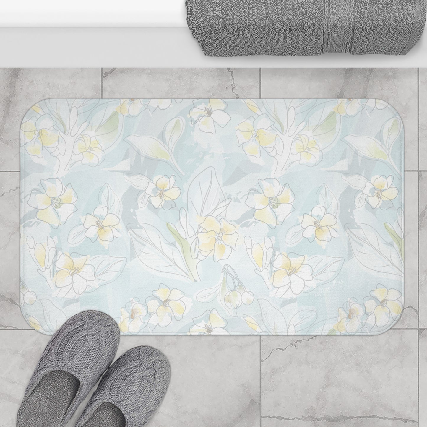 Bath Mat- Puakenikeni Water Wash