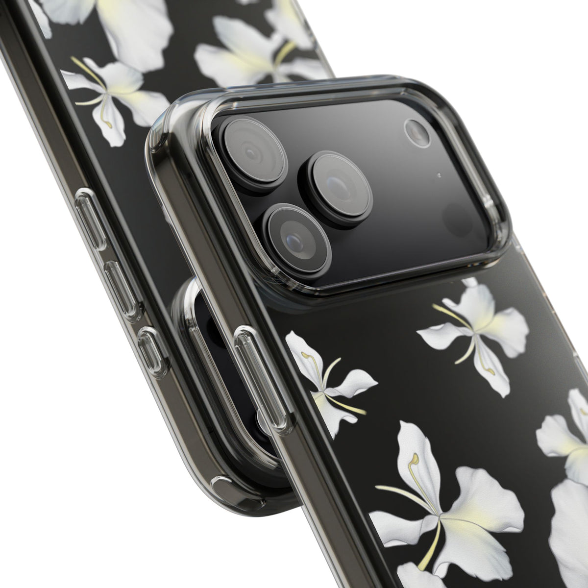 Awapuhi Butterfly Ginger Falling Flowers CLEAR Case