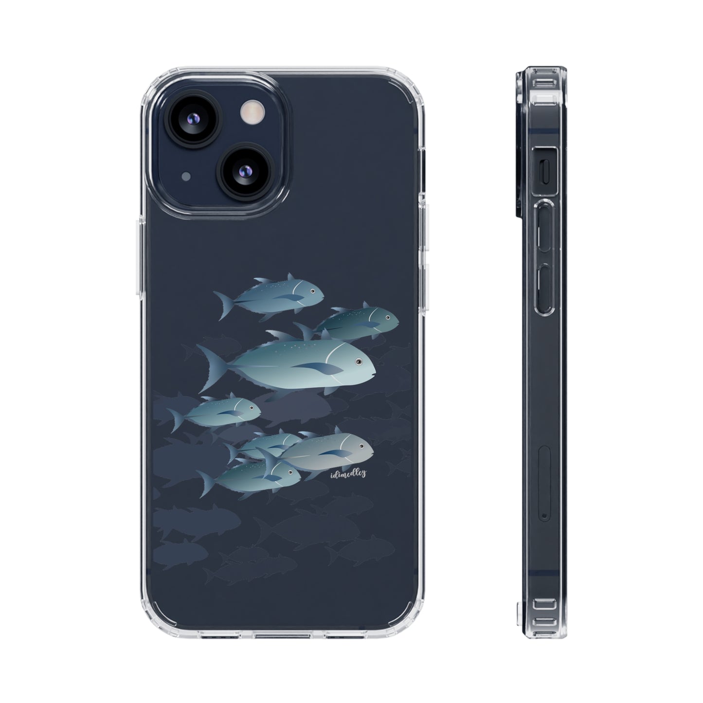 Ulua, Blue Trevally Fish CLEAR Case