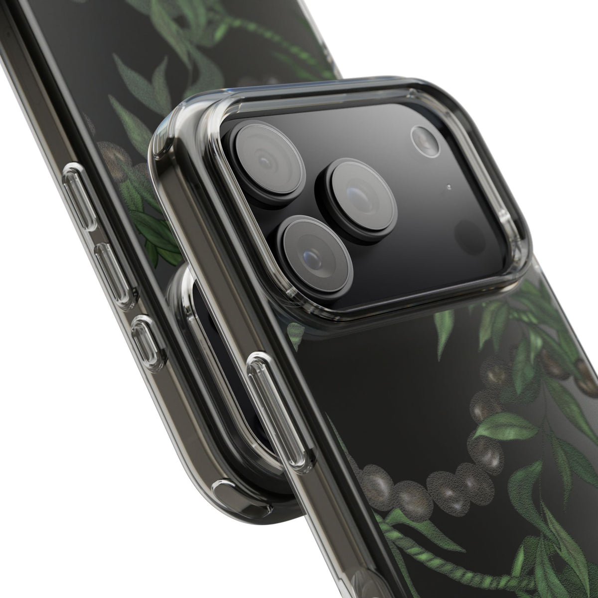 Kukui Nut, Maile and Ti Leaf Lei CLEAR Case