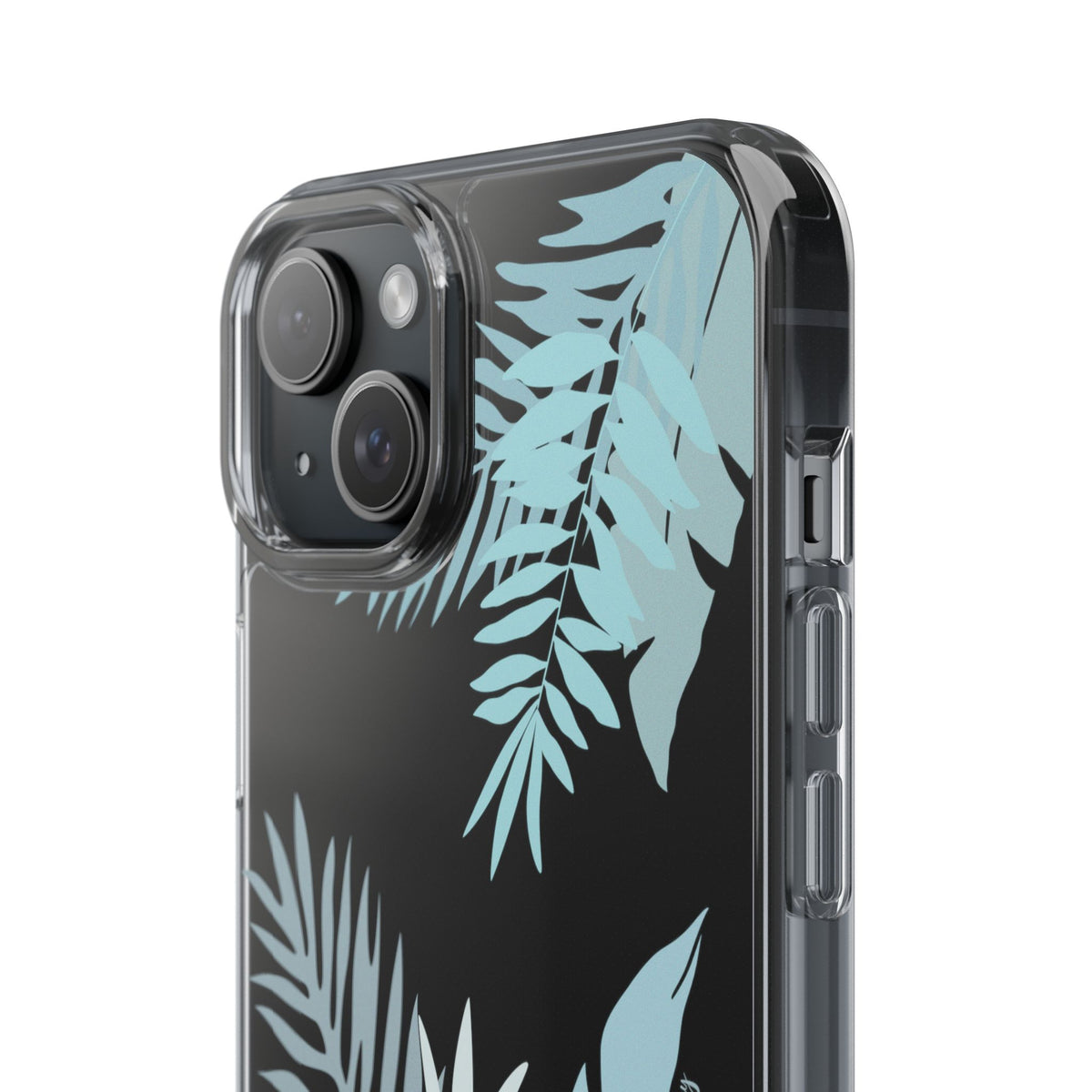 Whispering Leaves (Blue) CLEAR Case