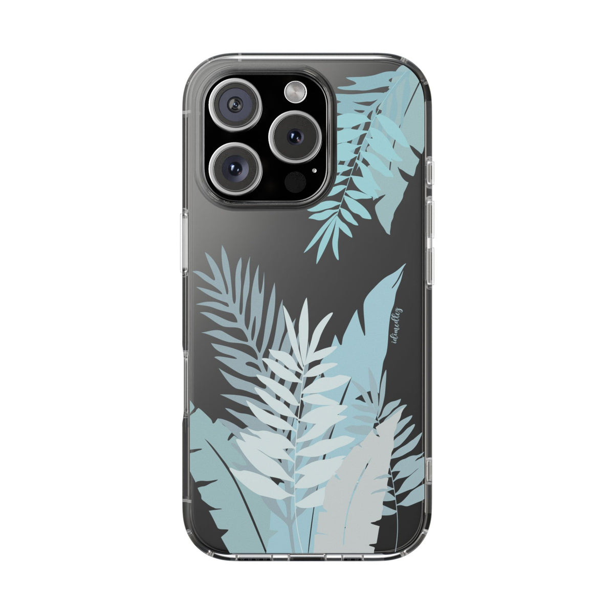 Whispering Leaves (Blue) CLEAR Case
