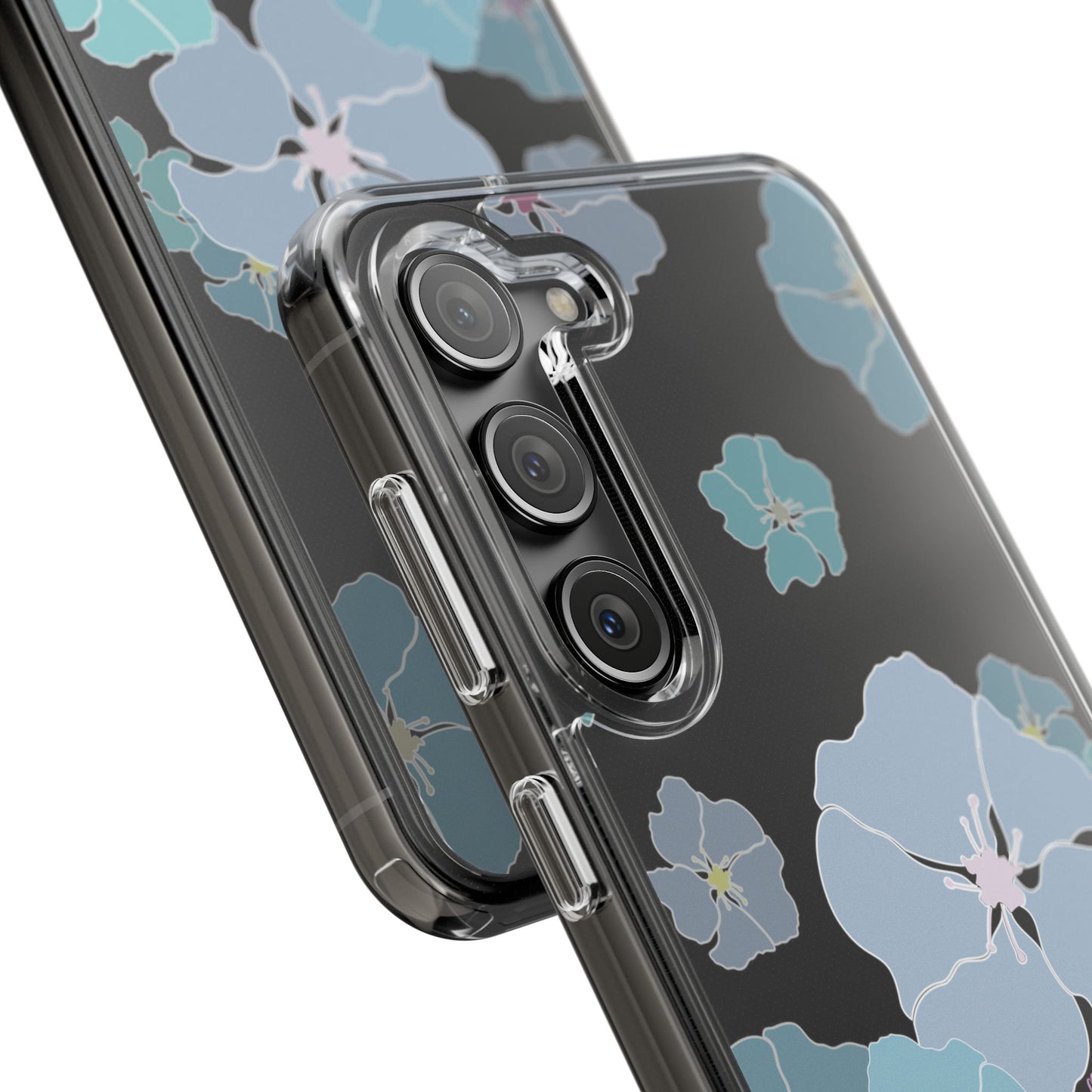 Ilima Flowers Blue CLEAR Case