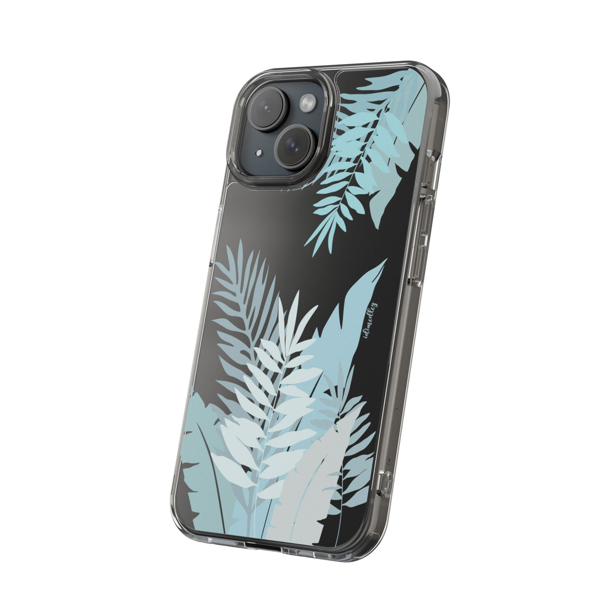 Whispering Leaves (Blue) CLEAR Case