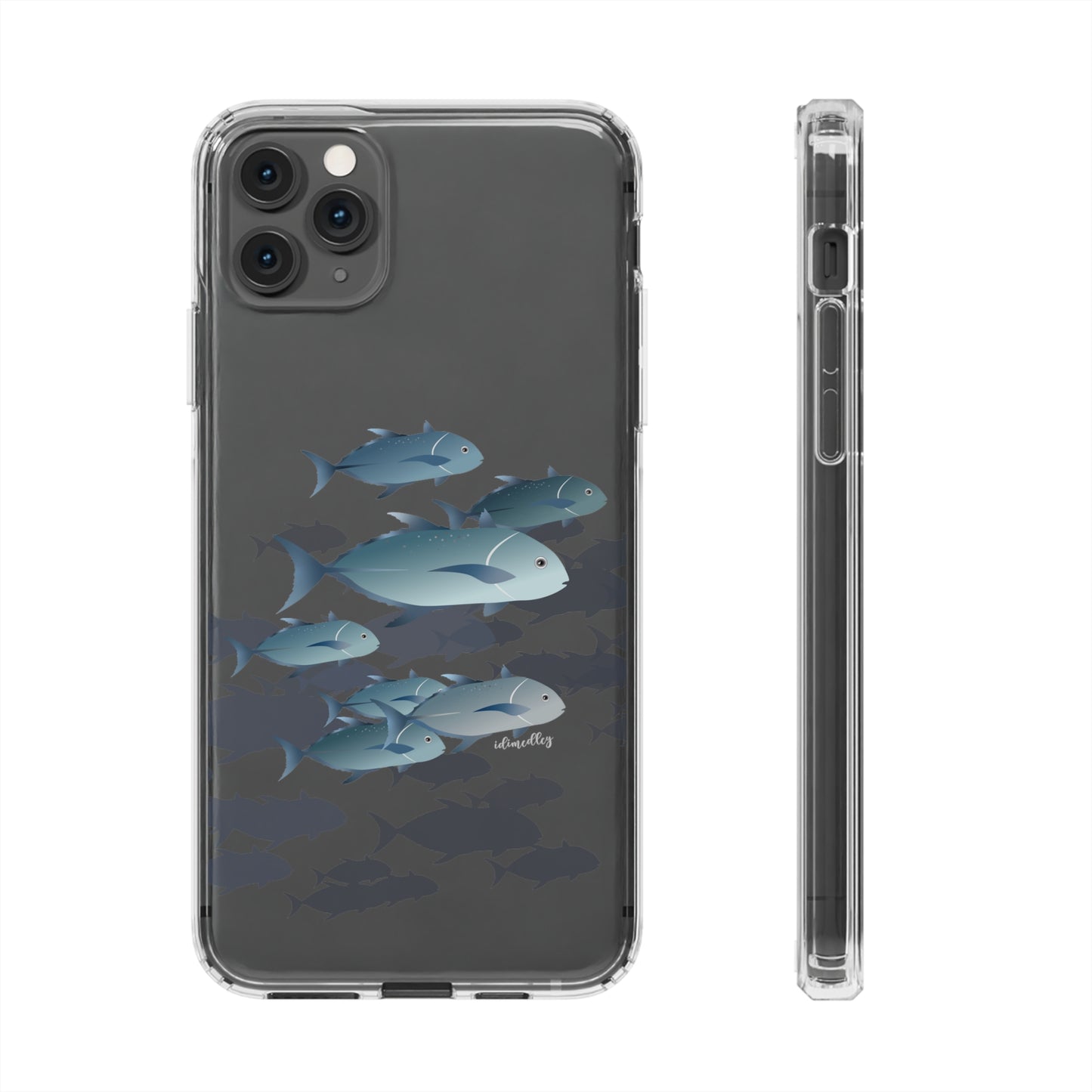 Ulua, Blue Trevally Fish CLEAR Case