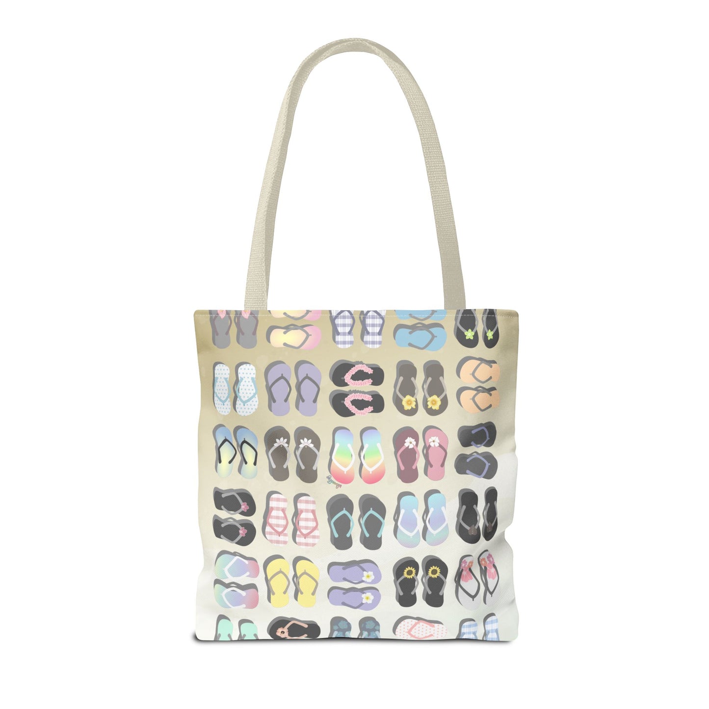 Tote bag- Sandy Pua Toes in my Rubbah Slippahs