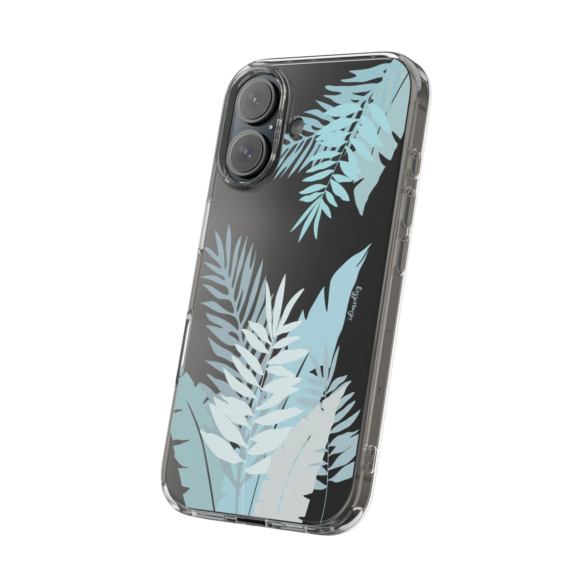 Whispering Leaves (Blue) CLEAR Case