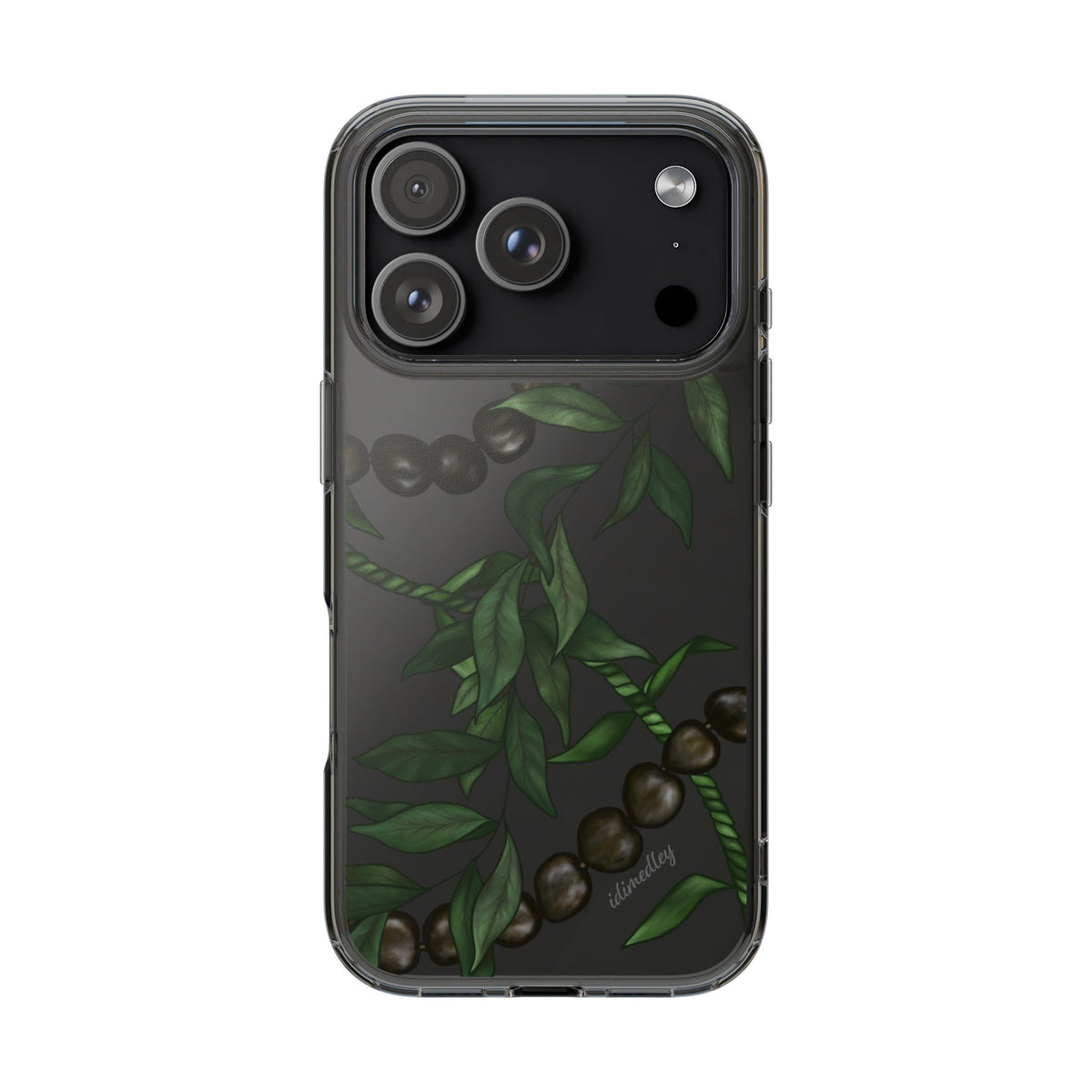 Kukui Nut, Maile and Ti Leaf Lei CLEAR Case