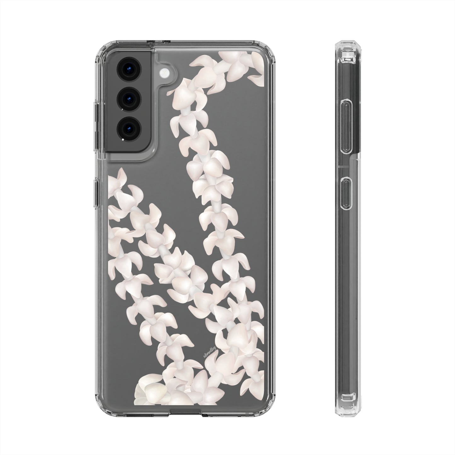 Puakenikeni Lei Blushing CLEAR Case