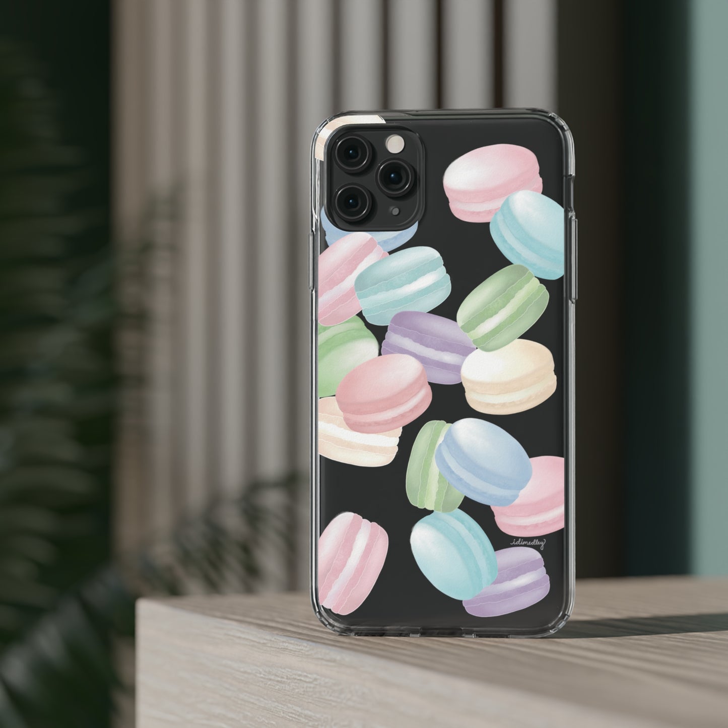 Macaron Rainbows CLEAR Case