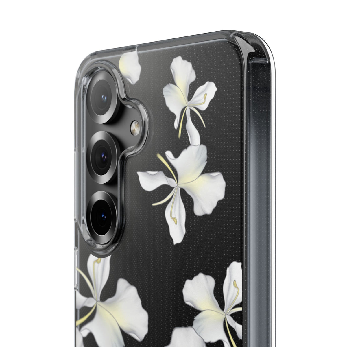 Awapuhi Butterfly Ginger Falling Flowers CLEAR Case