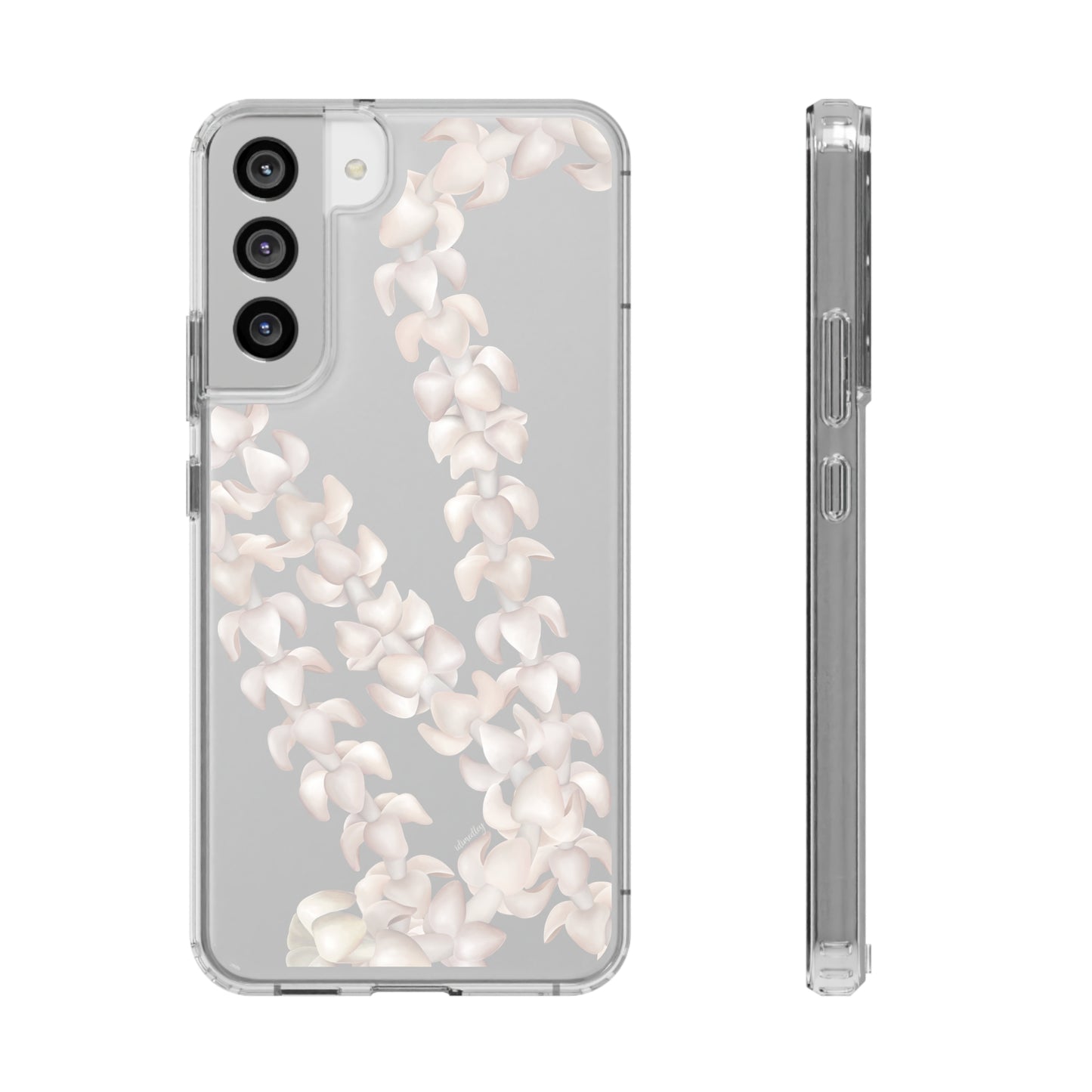 Puakenikeni Lei Blushing CLEAR Case