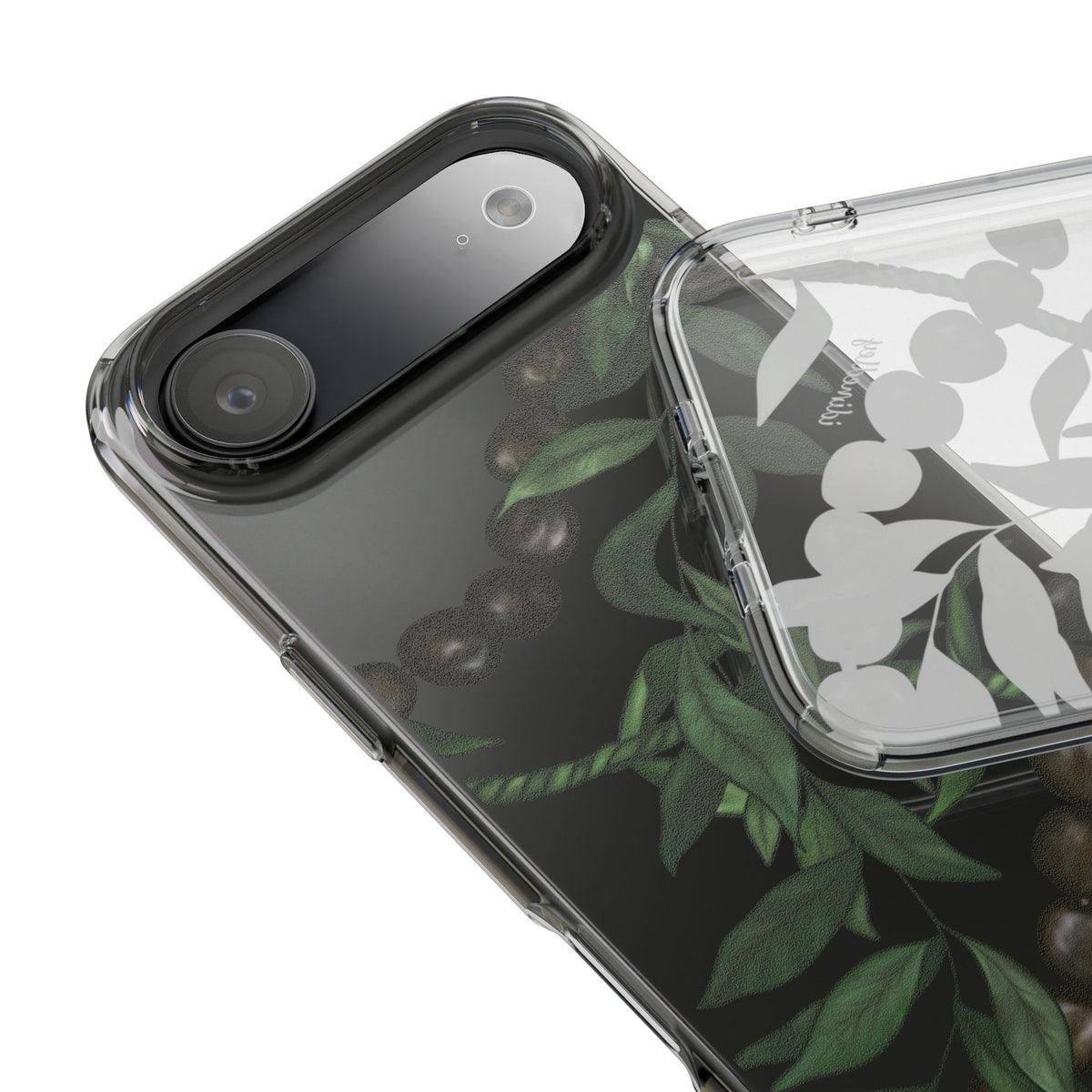 Kukui Nut, Maile and Ti Leaf Lei CLEAR Case