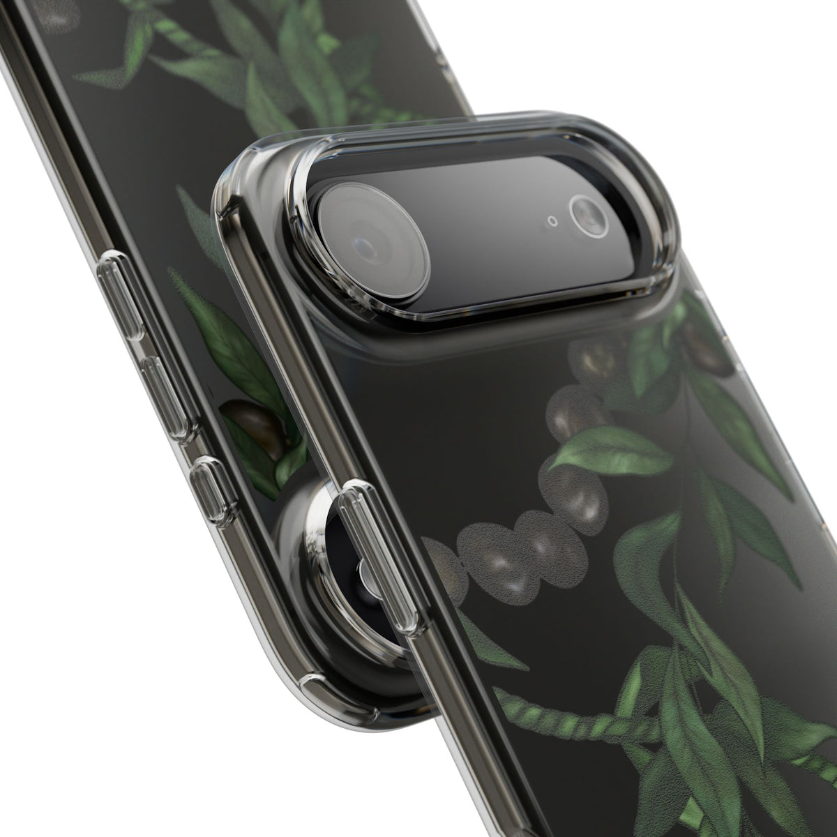 Kukui Nut, Maile and Ti Leaf Lei CLEAR Case