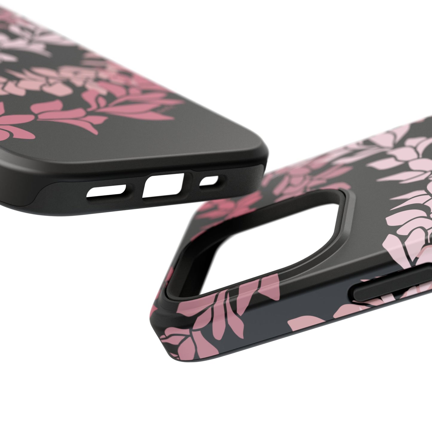 Plumeria Leis in Color Me Pinks (Black)