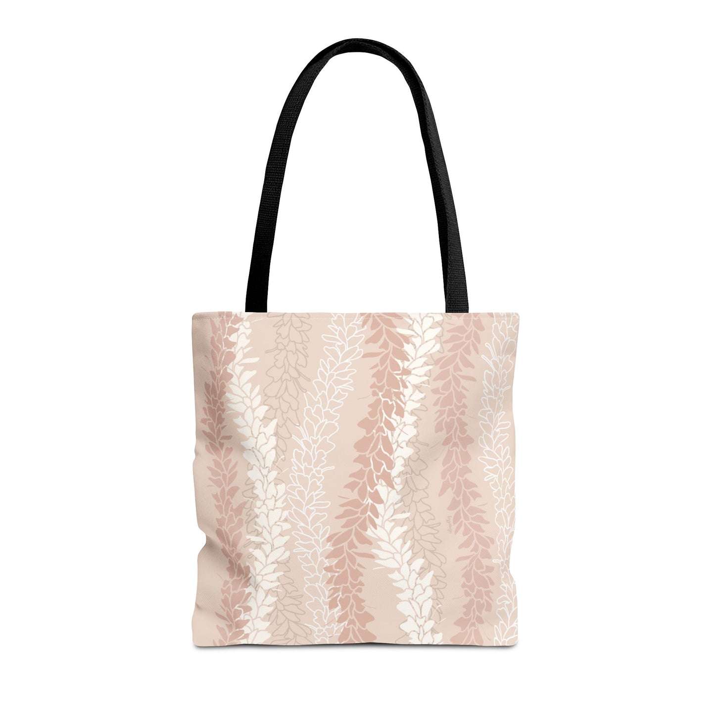 Tote bag- White Ginger Kisses in Peach