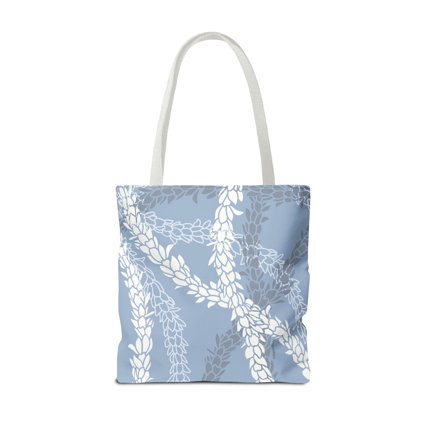 Tote bag- Pikake Wishes (Cyan Blue)