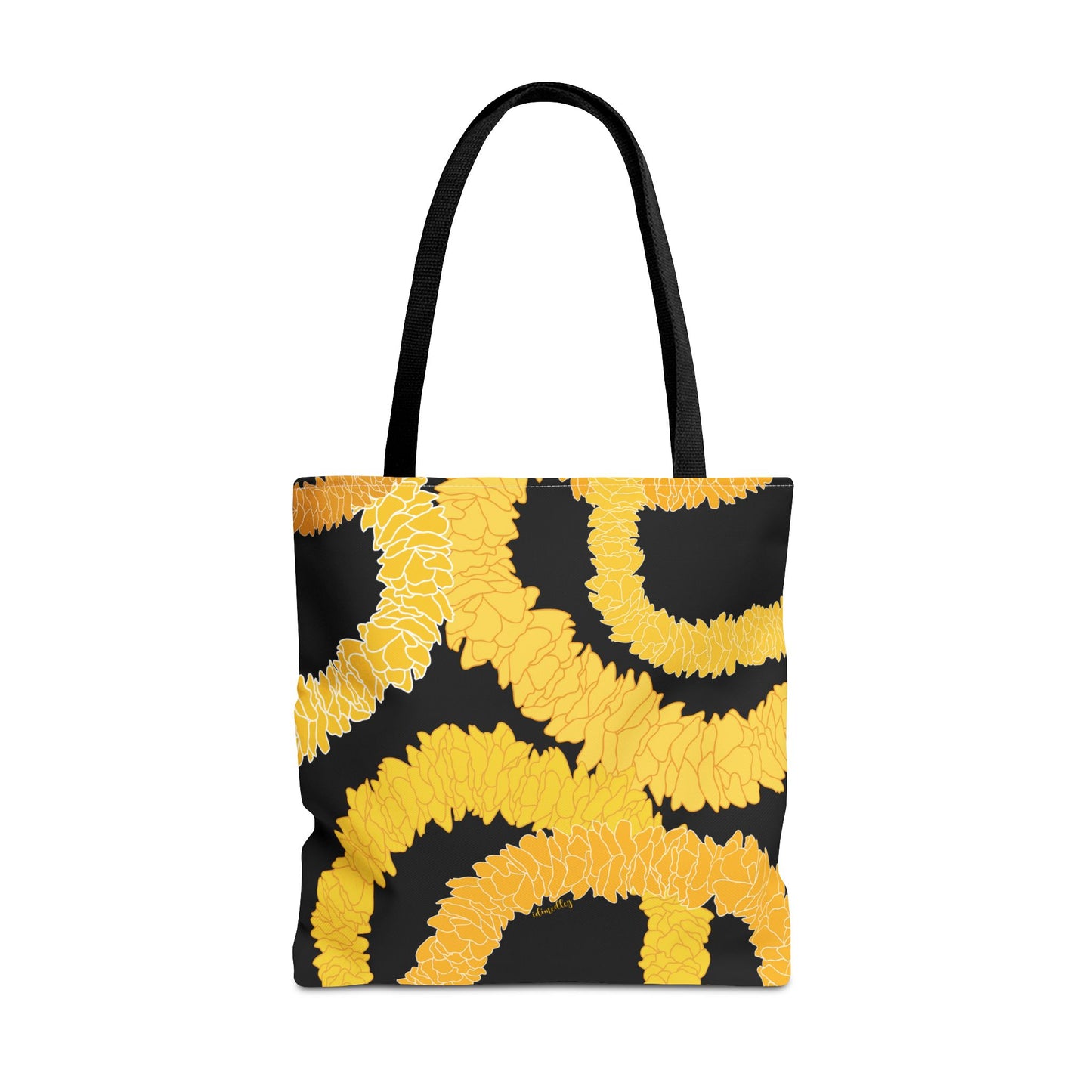 Tote Bag- Ilima Lei (Black)