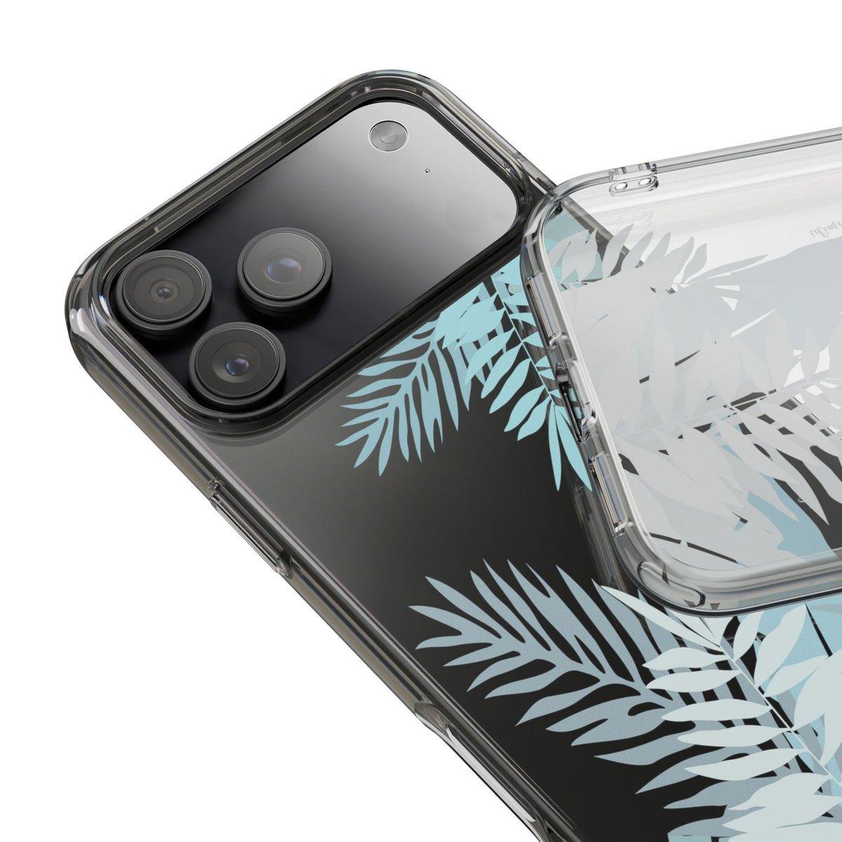 Whispering Leaves (Blue) CLEAR Case