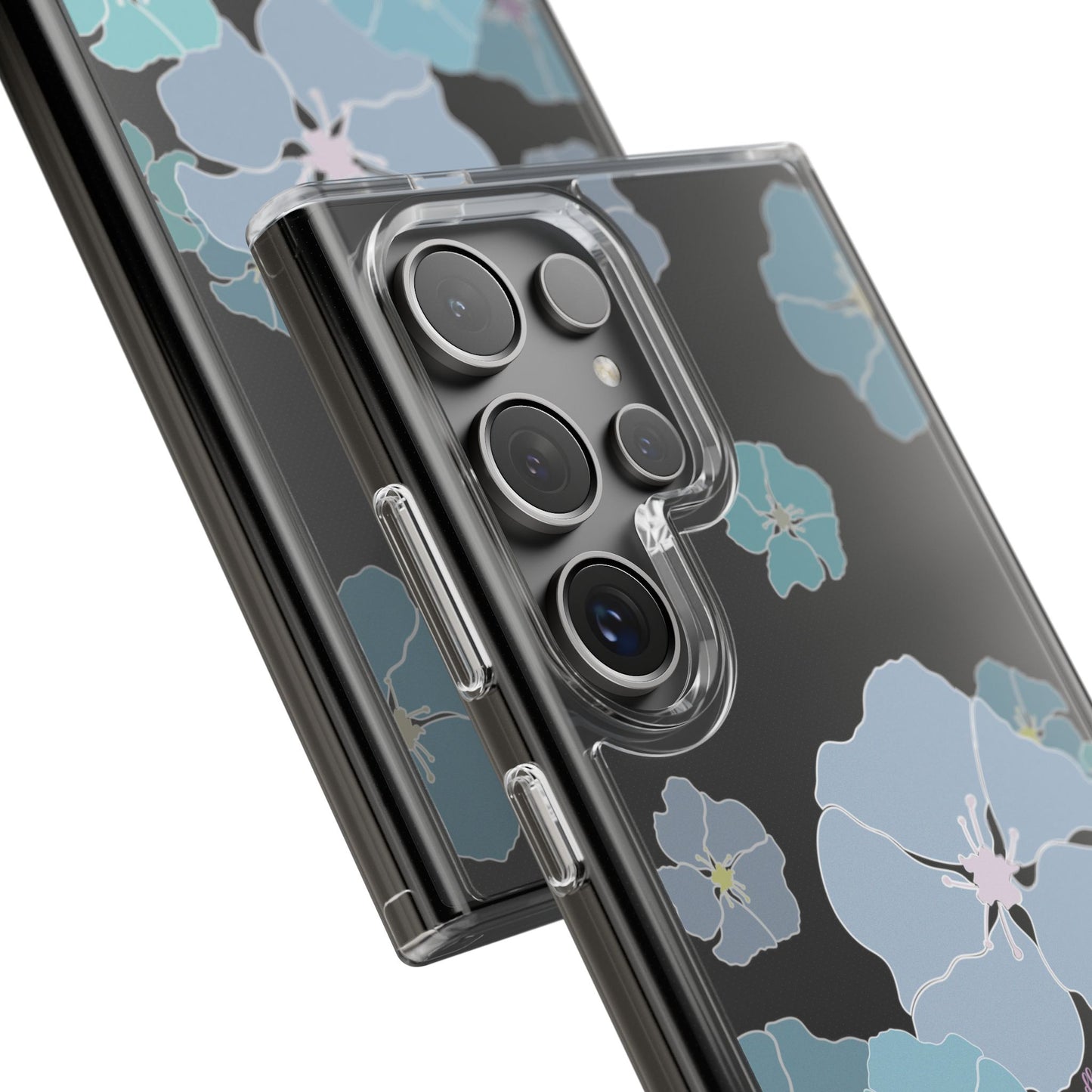 Ilima Flowers Blue CLEAR Case